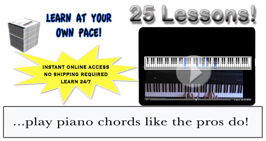 Play piano chords like the pros do!